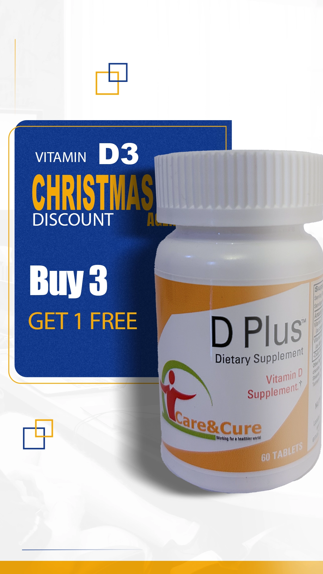Vitamin D3 Buy 3 get 1 free